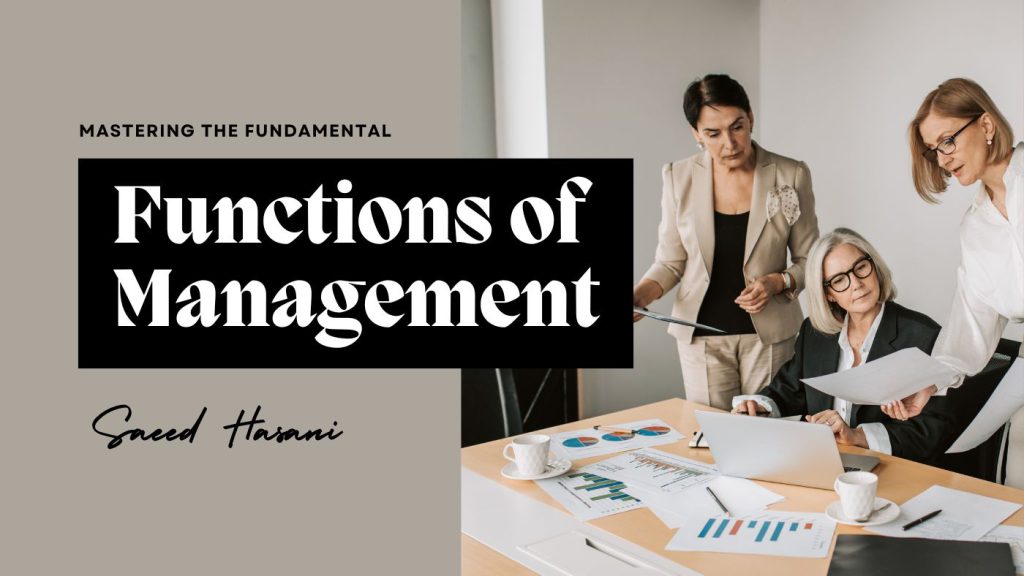 Functions of Management