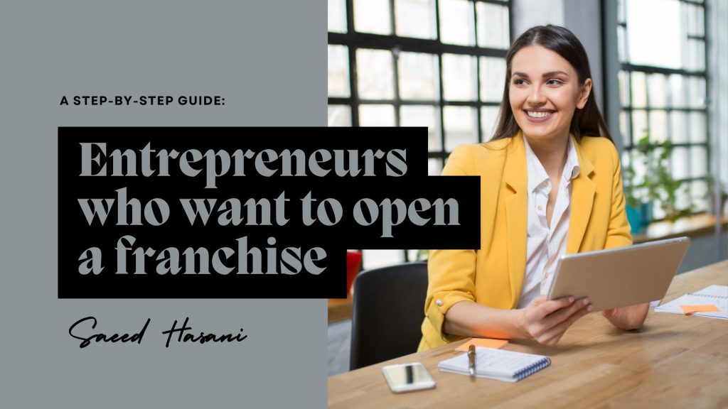 Entrepreneurs who want to open a franchise