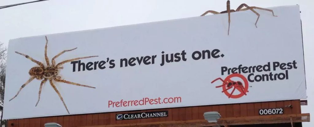 pest control billboard